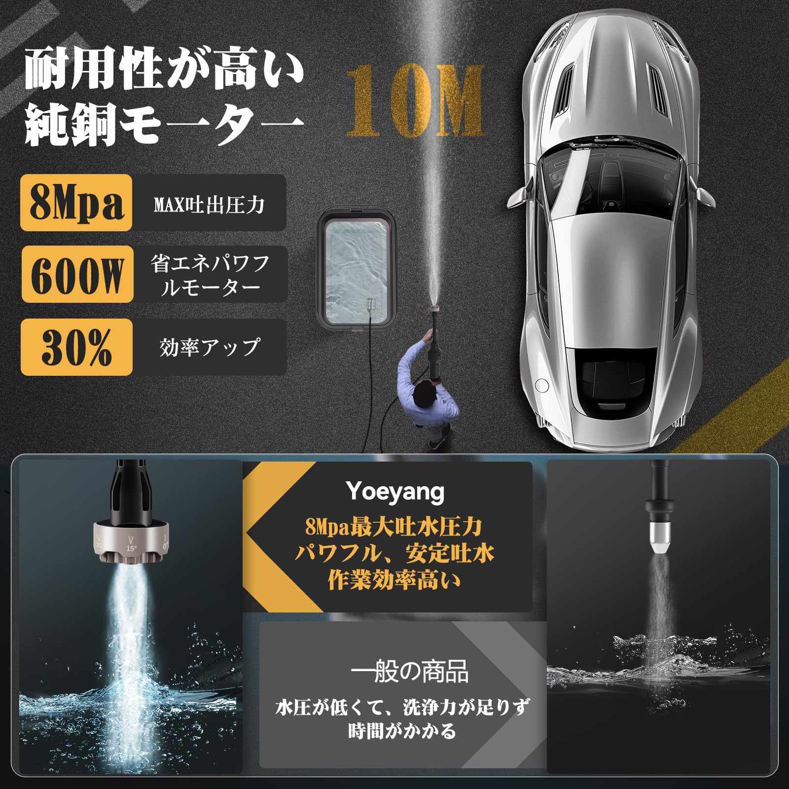 Amazon | 高圧洗浄機 20L折り畳みバケツ付き【ぴかぴか洗浄店監修 Amazon | 高圧洗浄機 20L折り畳みバケツ付き【ぴかぴか洗浄店監修